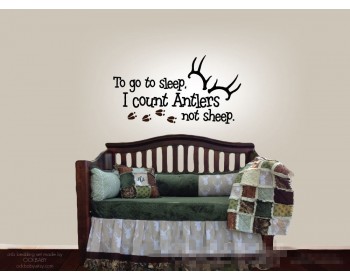 To go to sleep I count Antlers, not sheep